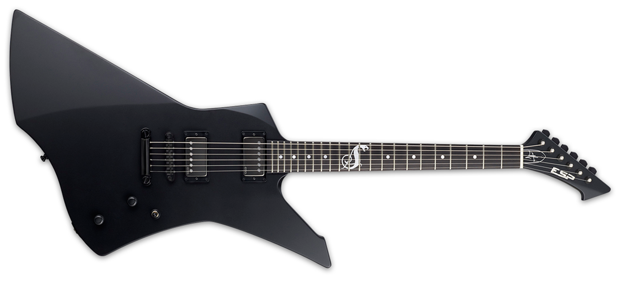 ESP James Hetfield Snakebyte Black Satin 6-String Electric Guitar